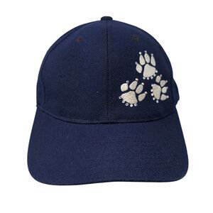 Paw Bling Strapback Hat Blue One Size Adjustable Embroidered Sluggers Only
